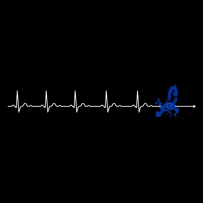 ECG Pulse and Blue Spider Motif