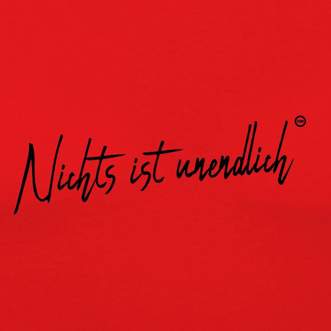 Nichts ist unendlich