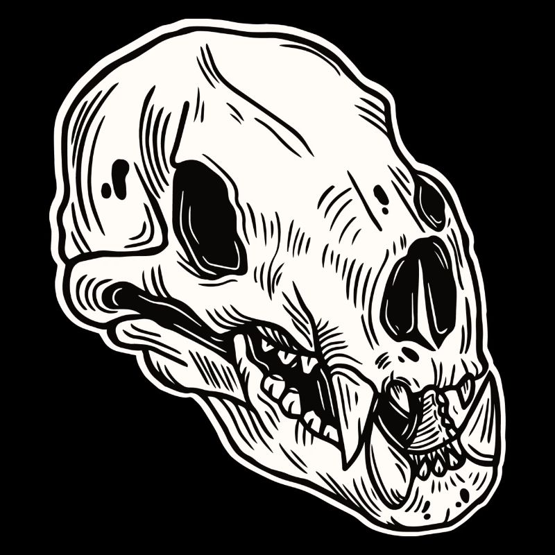 Schädel Skelett Skull Horror Halloween Geschenk