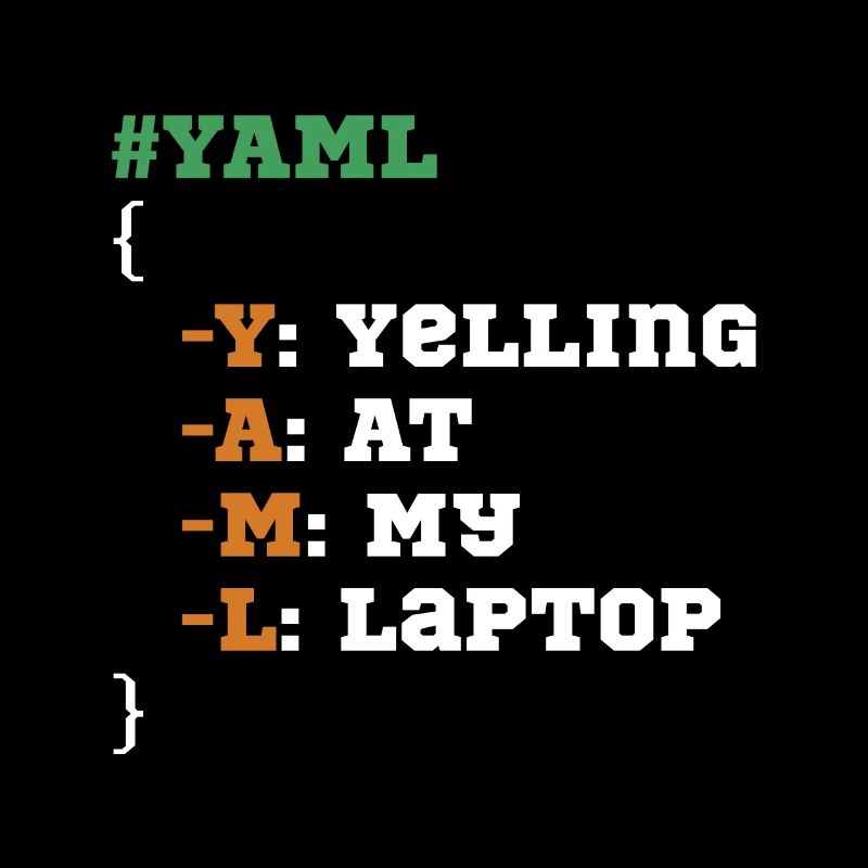 YAML - Crier sur mon ordinateur portable