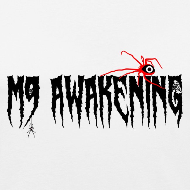 M9 AWAKENING Logo Print Black