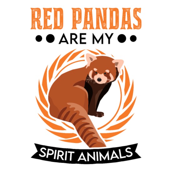 Roter Panda Spirit Animal Red Panda' Men's Slim Fit T-Shirt | Spreadshirt