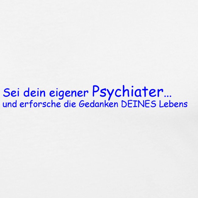 Psychiater blau