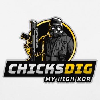 Chicks dig my high kdr - Slim Fit T-shirt for men