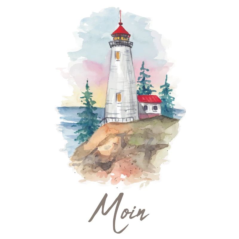 Lighthouse on cliffs