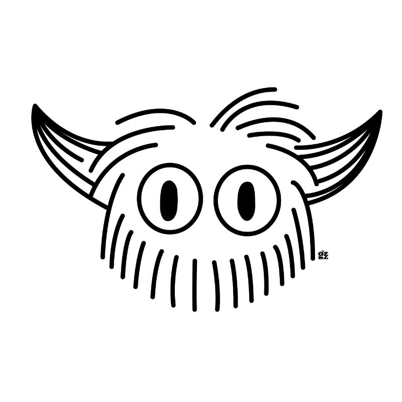 Pelziges Monster