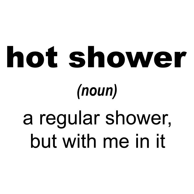 douche chaude - une douche normale, mais avec moi dedans