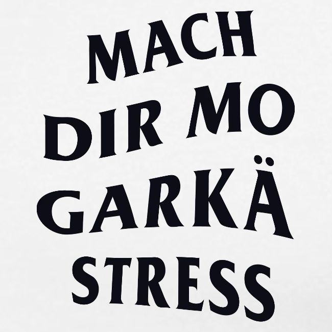 Kä Stress - Schwarz