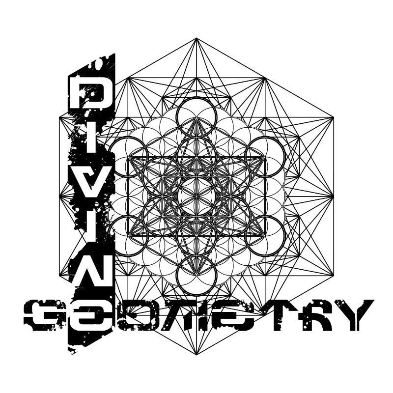 Conception sacrée de cube de métatrons de géométrie divine