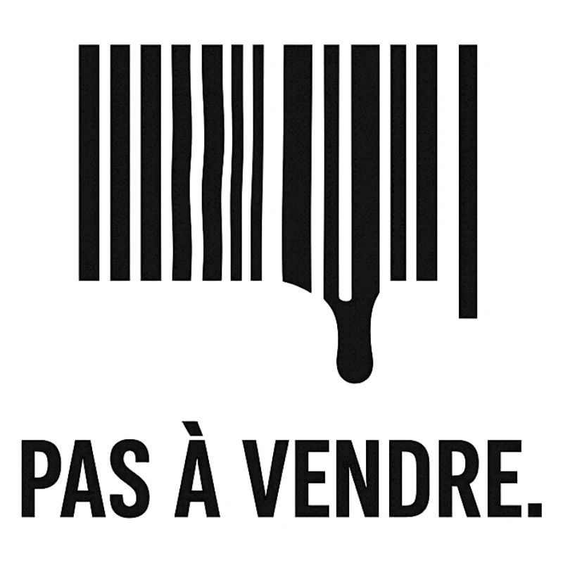 code barre pas a vendre