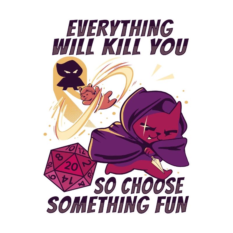 Conception D20 Cat pour un RPG GAMER