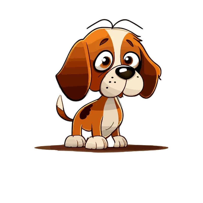 Hund im comic style
