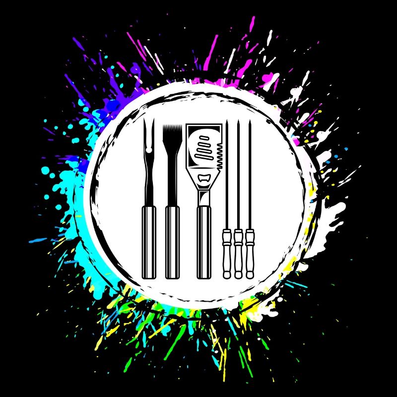 Pinces à griller Grilling Symbol Couverts