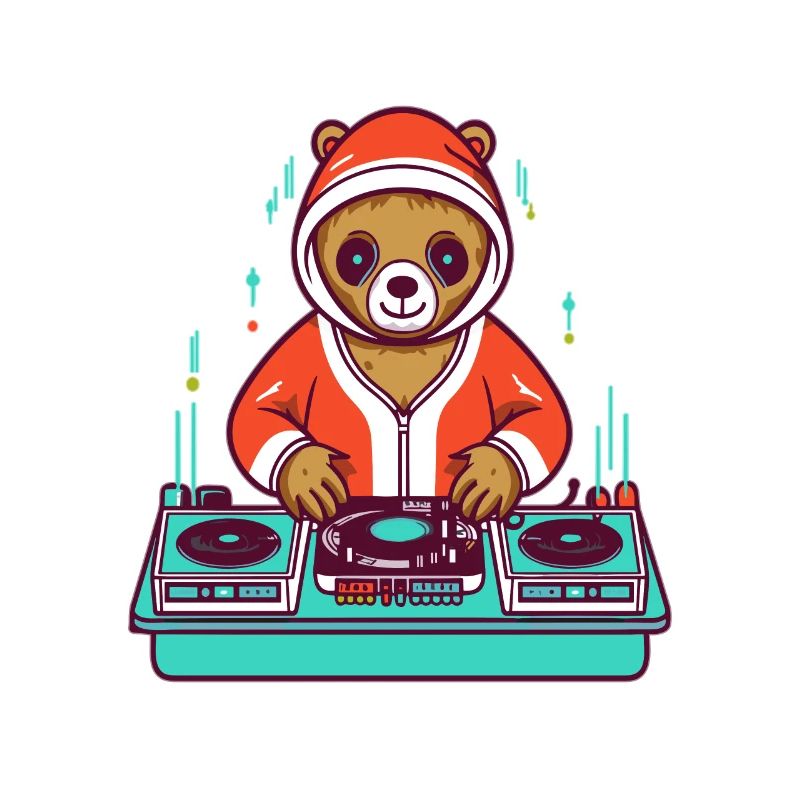 Festival EDM de Noël DJ Bear Cute
