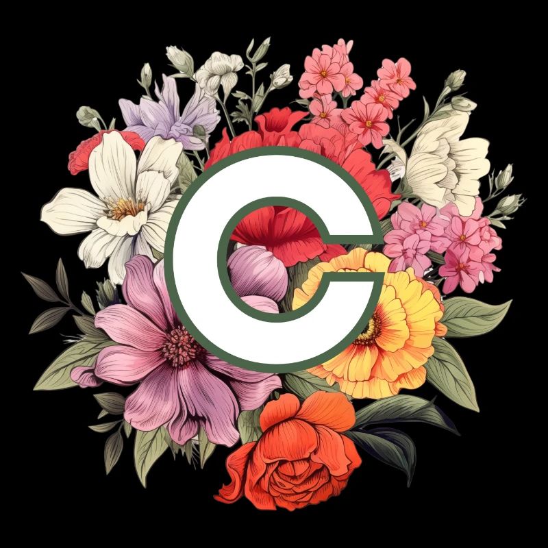 C Bouquet de monogramme