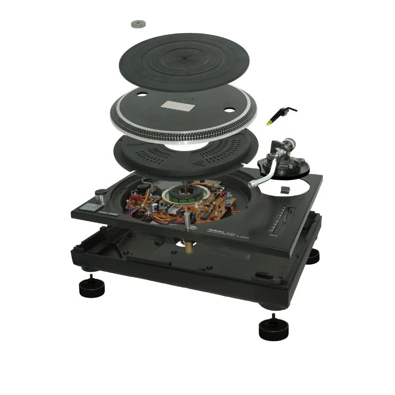 1210 MK2 DJ Turntable exploded