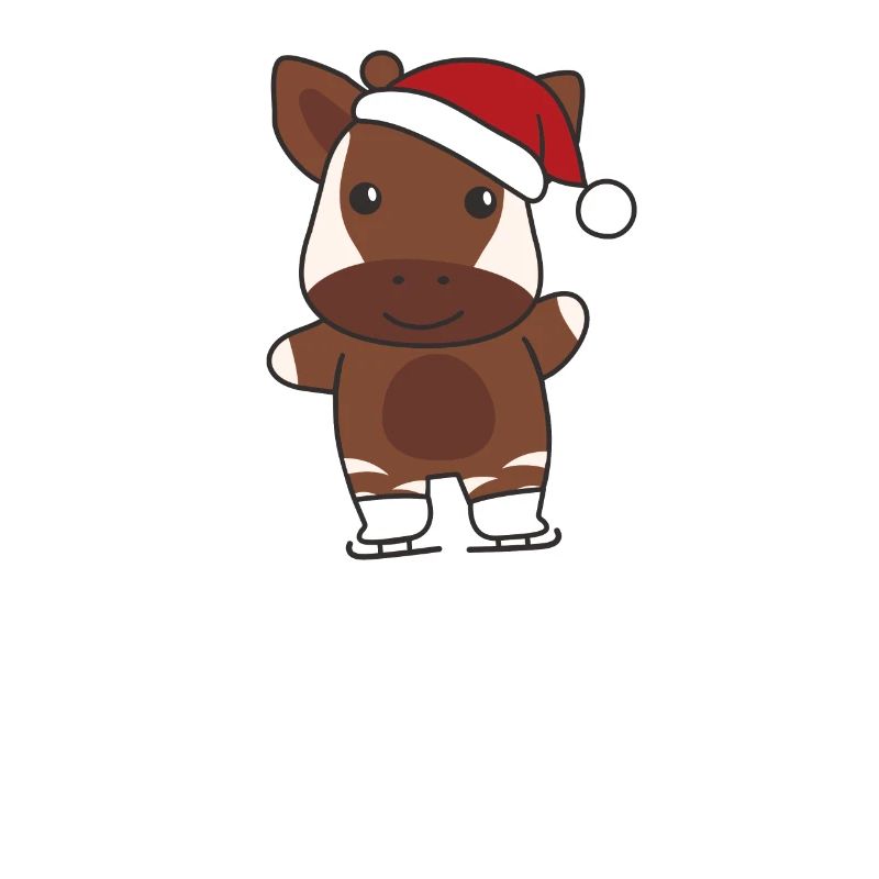 Okapi Christmas Skating Okapis