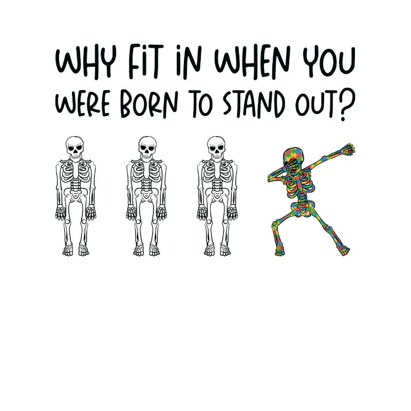 Lo scheletro colorato supporta il dabbing