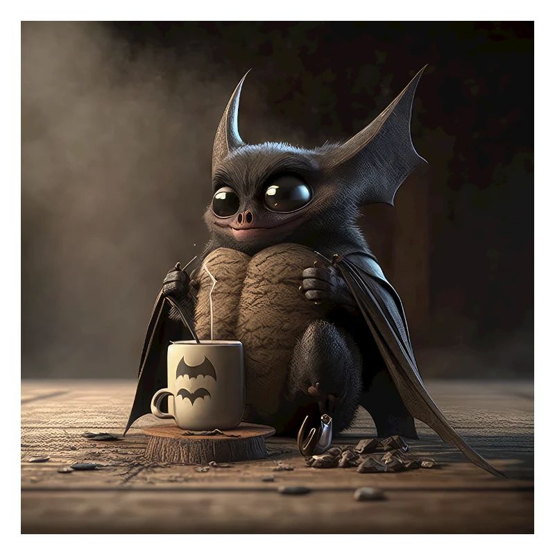 Bat Coffee Caffeine Funny