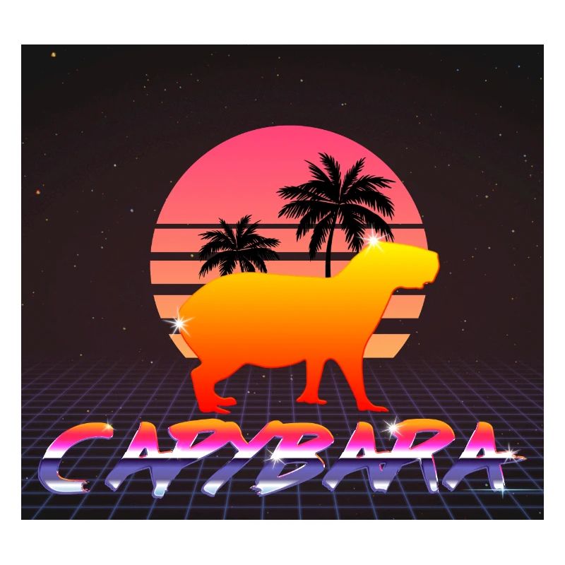 Capybara Retrowave