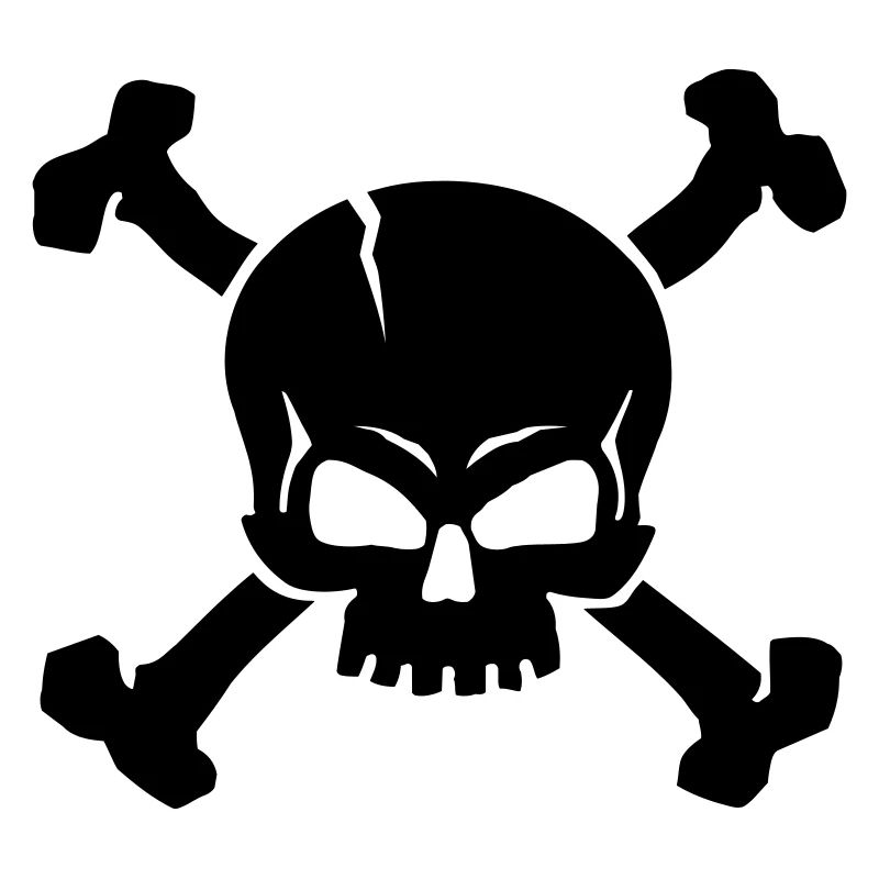 CROSSED SKULL - 1C