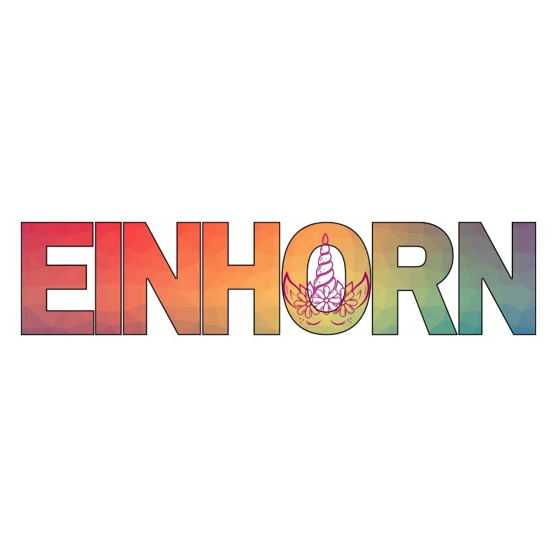 Regenbogen-Einhorn-Magie