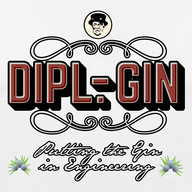 Gin-T-Shirt Dipl.-Gin