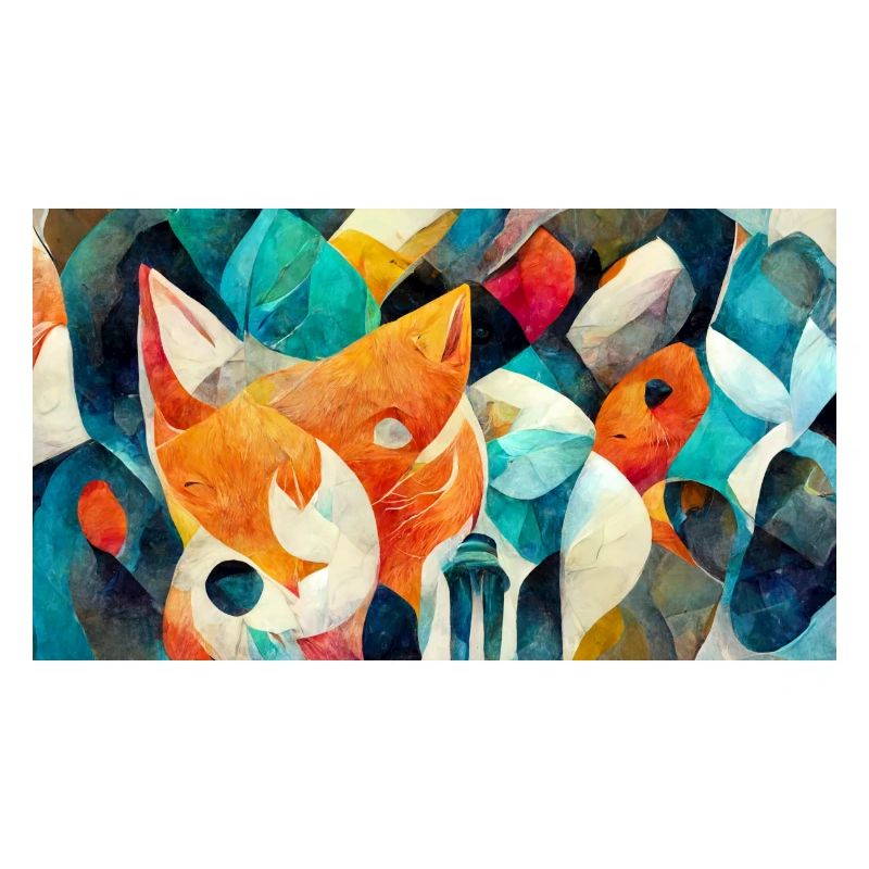 Fox Faces - Abstrakte Tierarten