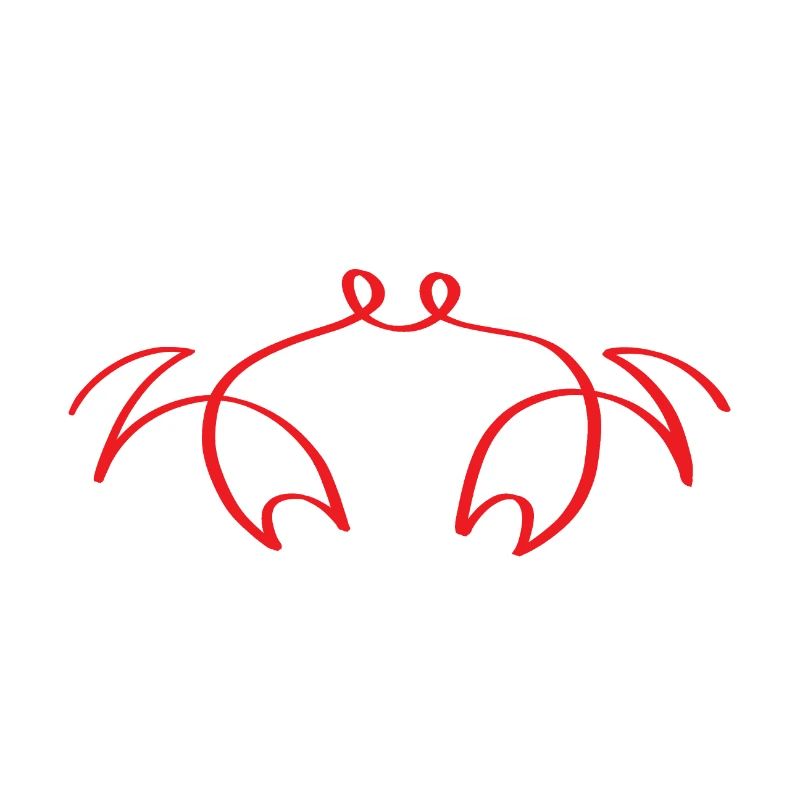 One line crab