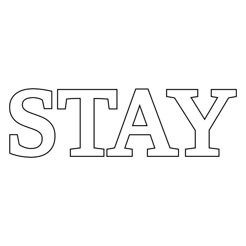 STAY Cadeau message important Exprimez Force et d