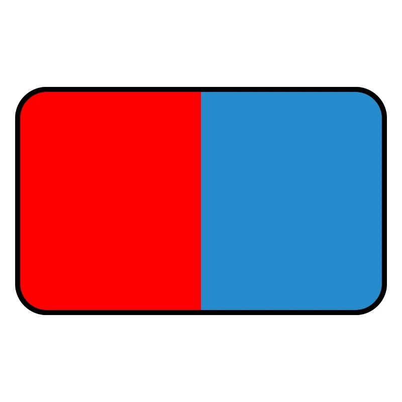 Flaggenvignette oder Logo des Tessins