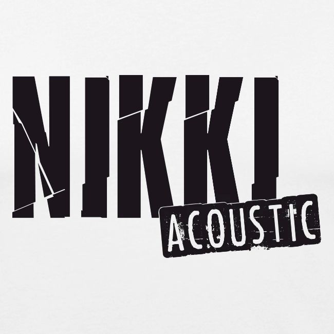 Nikki Acoustic Logo schwarz