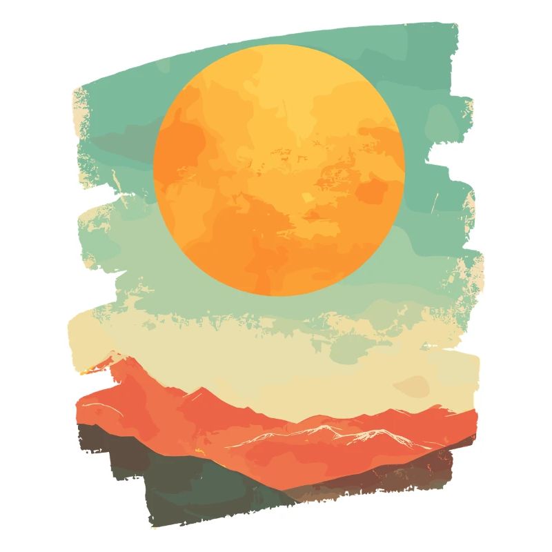 Soleil d’été Coucher de soleil