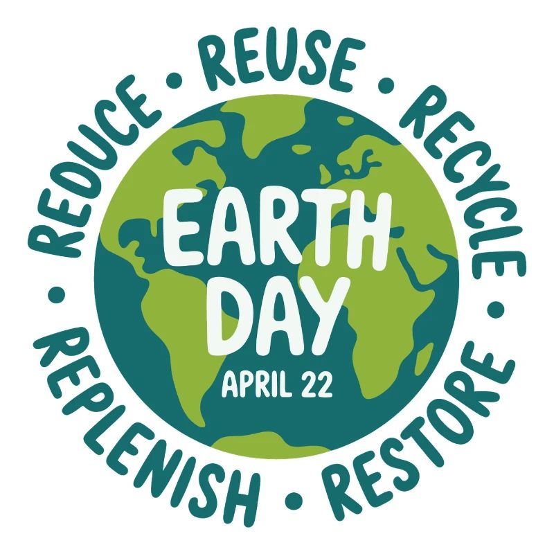 Logo de réutilisation de la Journée de la Terre