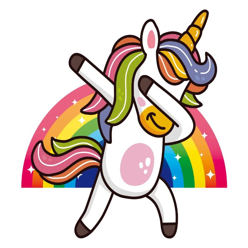 Einhorn süß Regenbogen