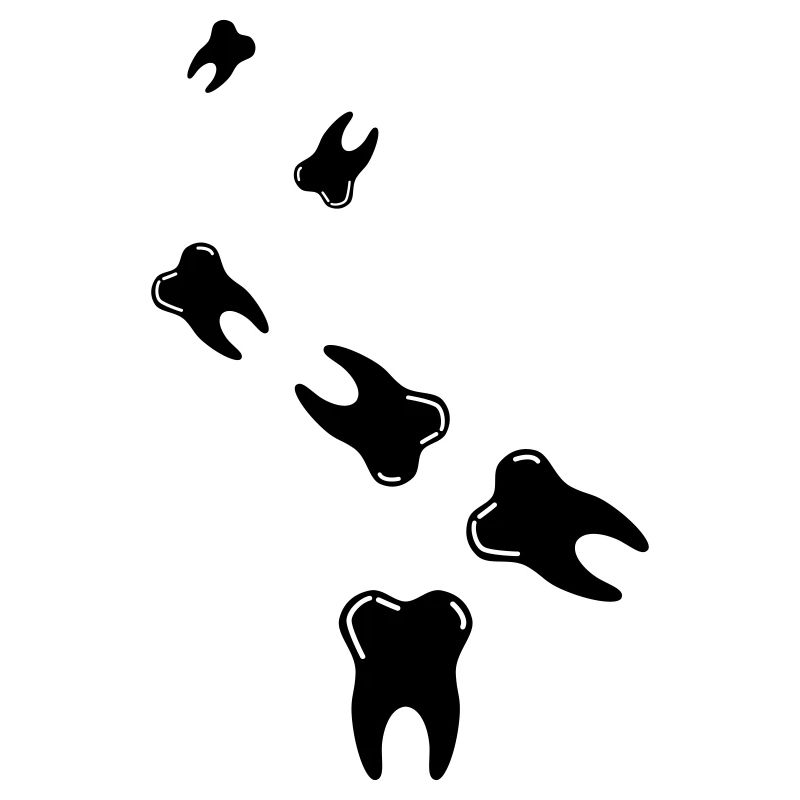 Symbole de l’icône de dent