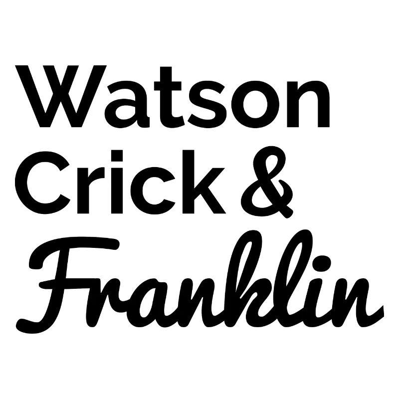 Watson Crick Franklin dns dna science entdeckung