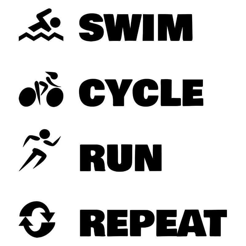 Triathlon - swim, cycle, run, repeat Training