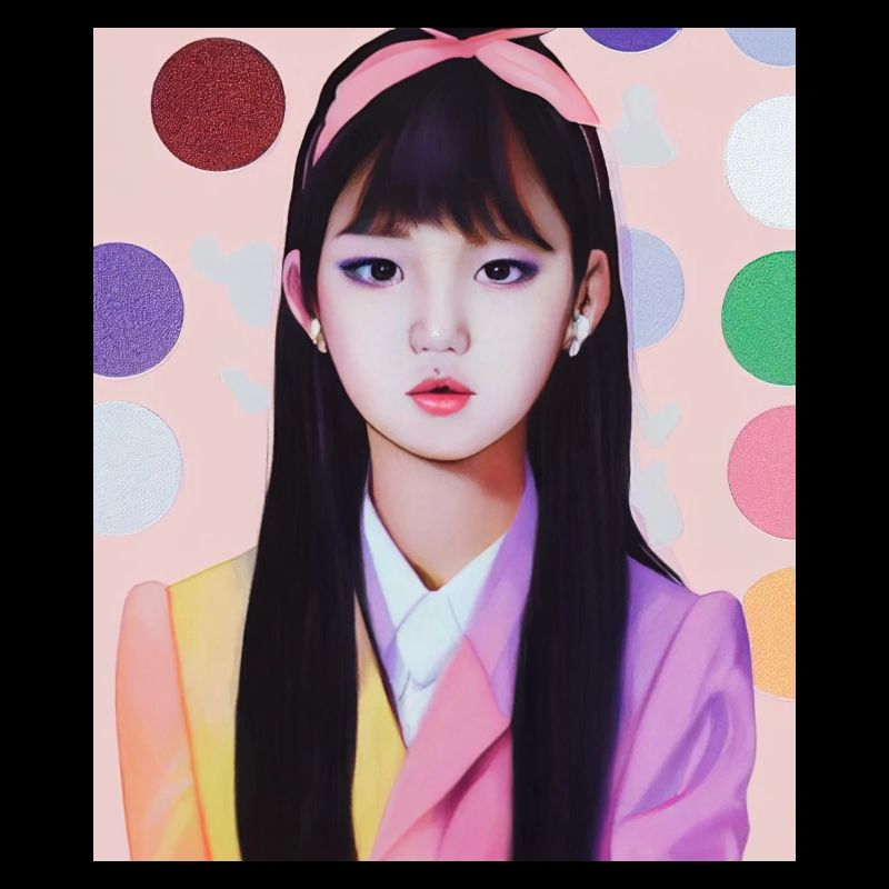 Mignonne K Pop Idol de Corée sur une photo d’école