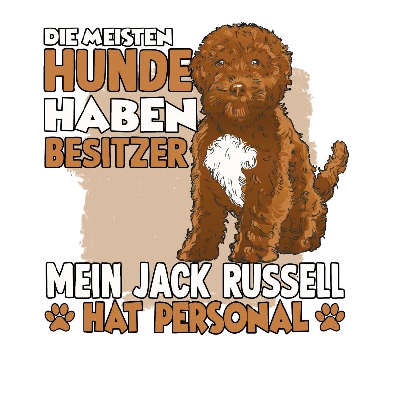 Cockapoo Hundebesitzer lustiges Pudel Gassi Hunde