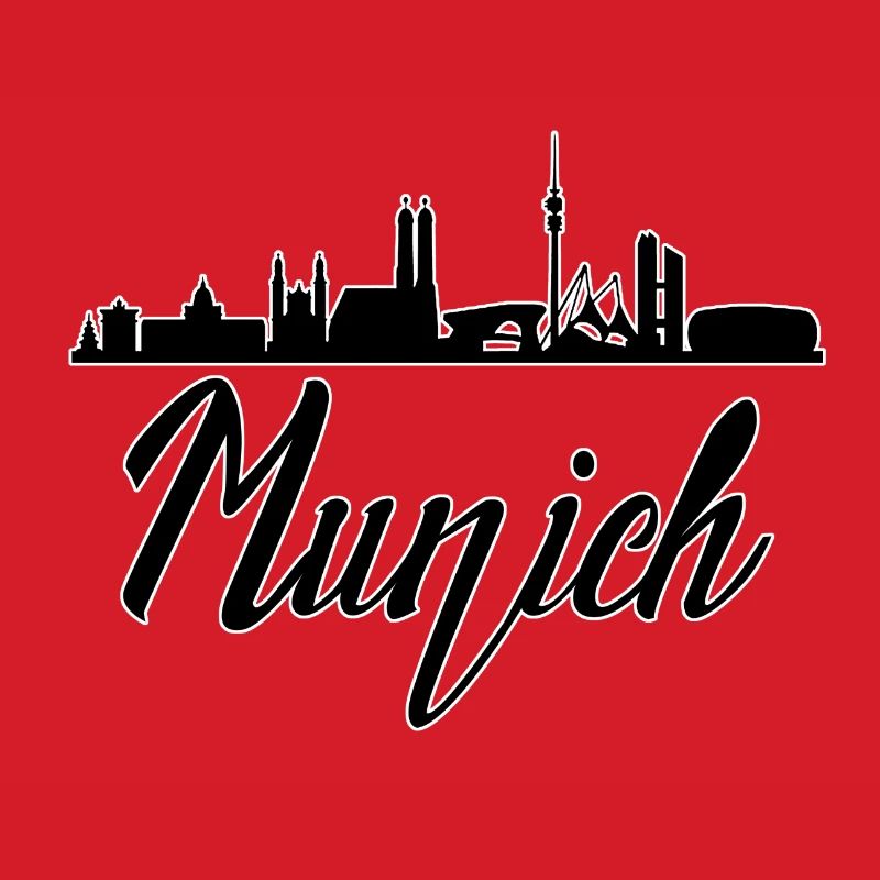 München Skyline Graffiti