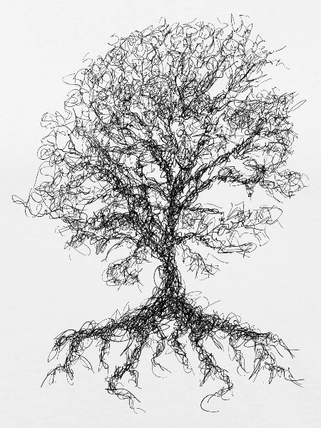 Scribble Baum