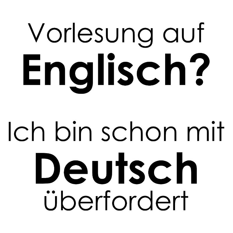 Unispruch "Vorlesung auf Eng" Geschenk, Studenten