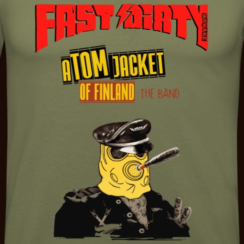 Atom of Finland - Vintage • H O N O R • DESIGN - Men's Slim Fit T-Shirt