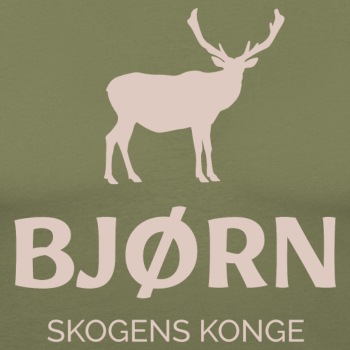 Bjørn - Skogens konge - Slim Fit T-skjorte for menn