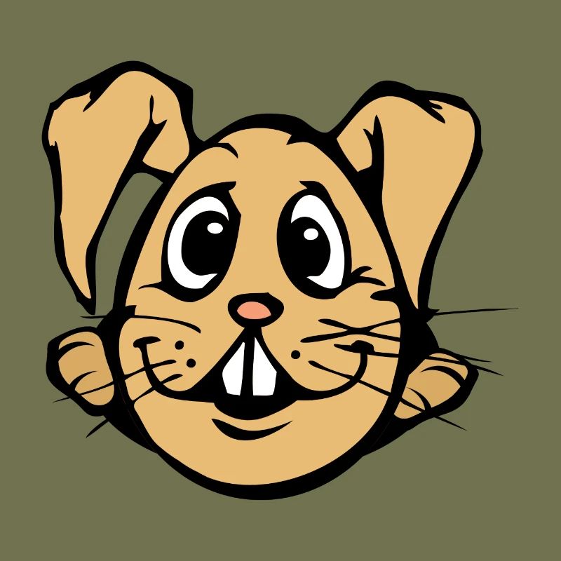 Rabbit! comic bunny egg funny egghead Easter