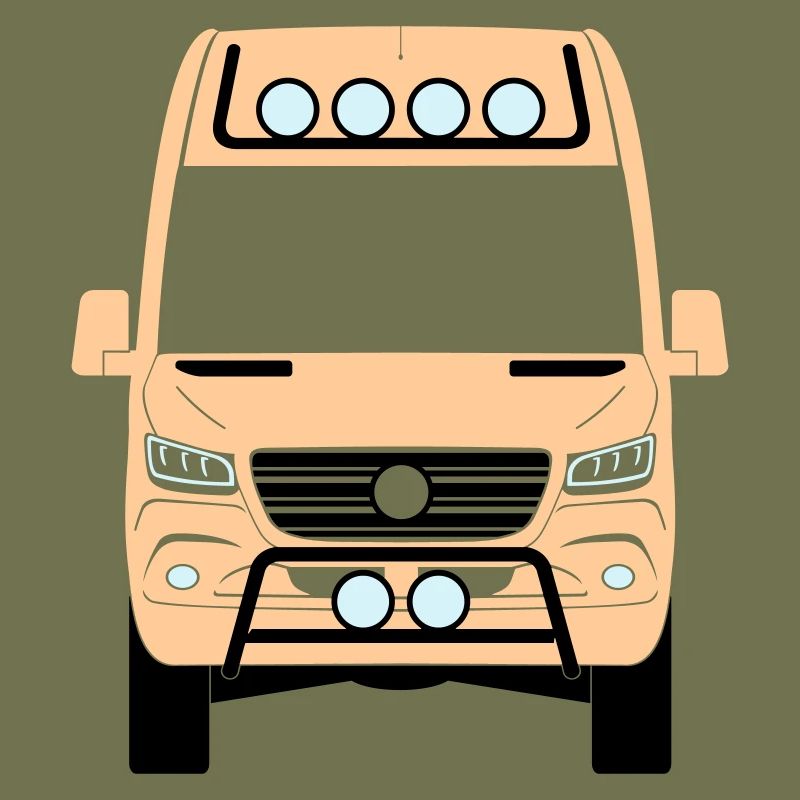 Sprinter W907 W910 vorn Front 4x4 II Scheinwerfer