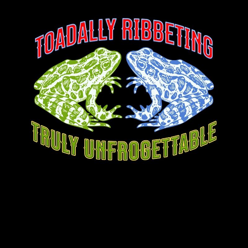 Two Toads Frog Humor Toadally Ribbeting
