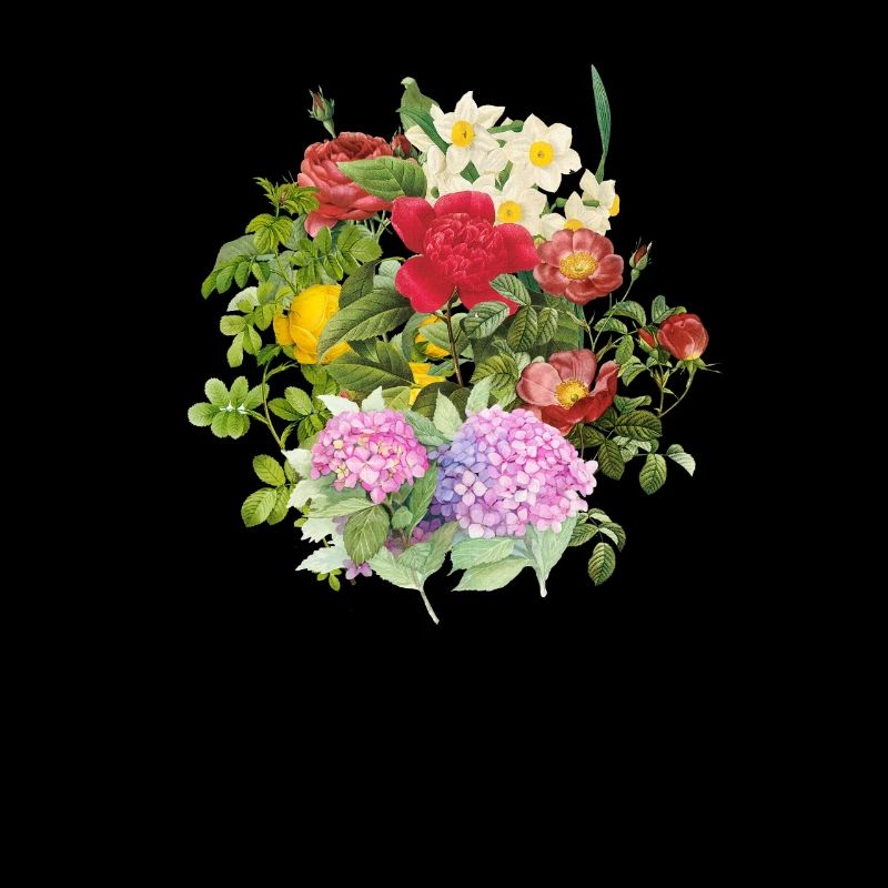 Bunte botanische Blumen - Botanik