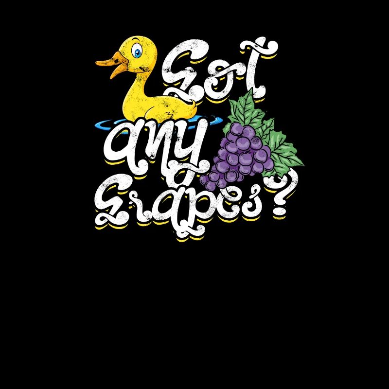 Got any grapes - cute duck